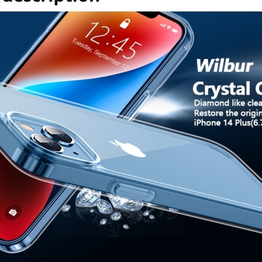 wilbur iphone 14 pro max case clearCondition brand new No returns Feel free t